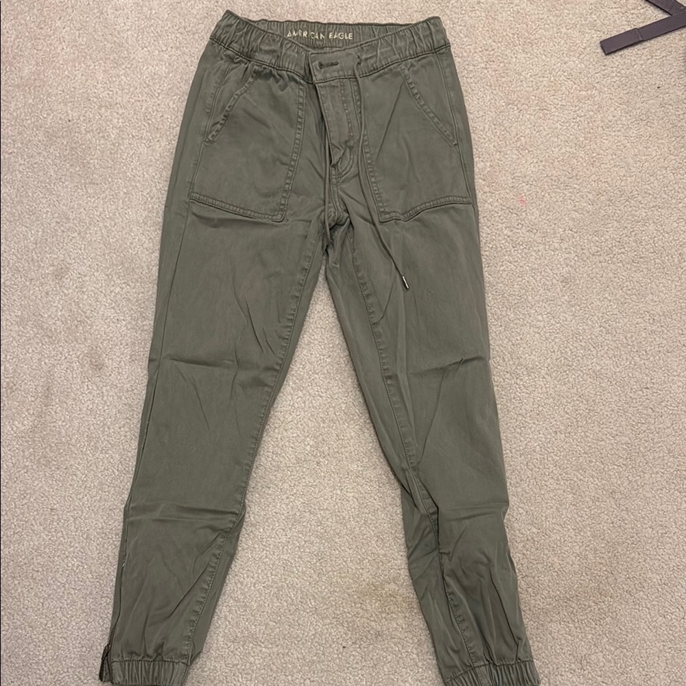 American Eagle Outfitters Olive Jogger Pants